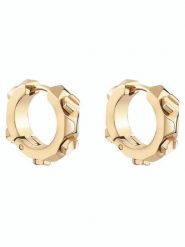 PHILIPP PLEIN Kolczyki The Plein Cuff PJ1EA22EU Złoty. Żółte kolczyki Philipp Plein, metalowe. Za 519.99 zł.