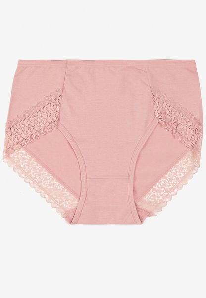Różowe Majtki Figi z Bawełny z Koronkową Lamówką Idilea. Czerwone figi Born2be, bez wzorów, z bawełny. Za 9.99 zł.