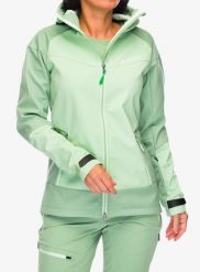 Kurtka softshell damska Vaude All Year Elope Softshell Jacket. Zielone kurtki przejściowe sportowe Vaude, xs, bez wzorów, z softshellu, bez kaptura, trekkingowe. Za 576.39 zł.