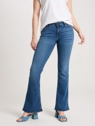 Cross Jeans Dżinsy - Flare fit - w kolorze niebieskim rozmiar: W32/L36. Niebieskie jeansy Cross Jeans, l, z aplikacjami, z jeansu, z podwyższonym stanem. Za 132.36 zł.