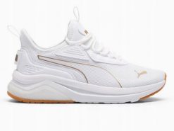 Buty damskie PUMA Amplifier. Białe buty treningowe Puma, na lato, bez wzorów, z gumy, bez zapięcia. Za 239.00 zł.