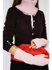 William de Faye Mitenki w kolorze jasnoróżowym rozmiar: onesize. Różowe rękawiczki William de Faye, bez wzorów, z kaszmiru. Za 56.99 zł.