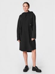 G-Star Raw Sukienka codzienna Anorak D22368-D165-D301 Czarny Regular Fit. Czarne sukienki G-Star Raw, na co dzień, s, bez wzorów, z bawełny, retro, bez kołnierzyka, bez ramiączek, proste. Za 519.99 zł.
