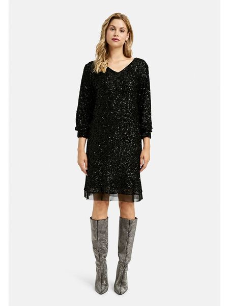 Milano Italy Sukienka w kolorze czarnym rozmiar: 38. Czarne sukienki Milano Italy, na co dzień, bez wzorów, bez kołnierzyka, bez ramiączek, midi, proste. Za 260.99 zł.