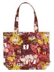Moomin Torba ''Festive Moments'' w kolorze czerwono-żółtym na zakupy - 35 x 45 cm rozmiar: onesize. Czerwone shopper bag Moomin, bez wzorów, z bawełny, bez dodatków. Za 76.47 zł.