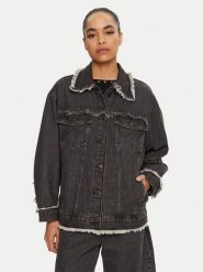 Wrangler Kurtka jeansowa 112356384 Szary Regular Fit. Szare spódnice Wrangler, l, bez wzorów, z bawełny. Za 209.99 zł.
