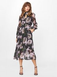 Ted Baker Sukienka koktajlowa Pohlley 272496 Czarny Regular Fit. Czarne sukienki Ted Baker, bez wzorów, z syntetyku, wizytowe, bez kołnierzyka, bez ramiączek. Za 1,019.00 zł.