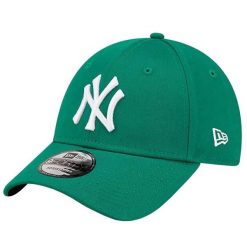Czapka z daszkiem damska Wmns LE 9FORTY New York Yankees Cap. Białe czapki z daszkiem New Era, bez wzorów, z bawełny, sportowe. Za 119.99 zł.