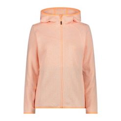 Polar z kapturem dla kobiet CMP. Białe bluzy z polaru CMP, bez wzorów, z polaru, trekkingowe. Za 323.50 zł.