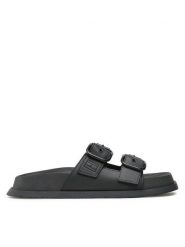 Tommy Jeans Klapki Fancy Sandal EN0EN02136 Czarny. Czarne klapki Tommy Jeans, bez wzorów, z jeansu, bez obcasa, bez zapięcia. Za 249.99 zł.