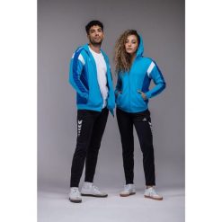 Kurtka treningowa Erima Celebrate 125 z kapturem niebieska. Niebieskie kurtki Erima, bez wzorów, sportowe, z kapturem. Za 343.99 zł.