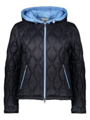 Fuchs Schmitt Kurtka pikowana w kolorze granatowym rozmiar: 36. Niebieskie kurtki Fuchs Schmitt, bez wzorów, bez kaptura. Za 295.99 zł.