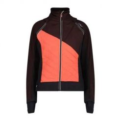 Bluza treningowa damska CMP 30A227641CZBLACKBERR. Brązowe bluzy bez kaptura CMP, na zimę, xl, bez wzorów, bez kaptura, trekkingowe. Za 653.00 zł.