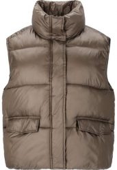 Damska kurtka bez rękawów Athlecia Prinsloo. Brązowe kurtki Athlecia, bez wzorów, z poliamidu, eleganckie, bez kaptura. Za 260.00 zł.