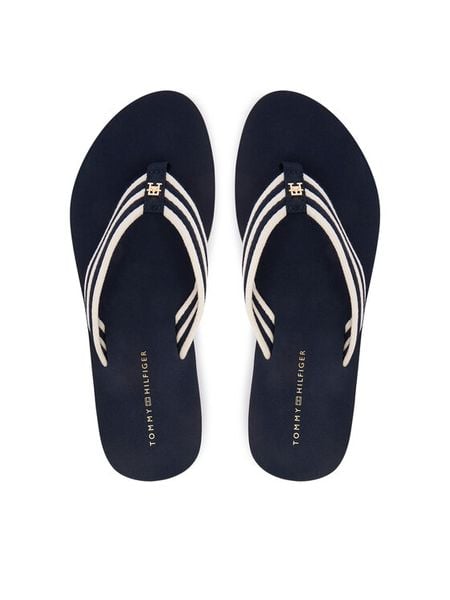 Tommy Hilfiger Japonki FW0FW09196 Granatowy. Niebieskie japonki Tommy Hilfiger, bez wzorów, z syntetyku. Za 129.99 zł.