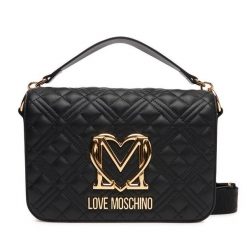 Torebka LOVE MOSCHINO. Czarne listonoszki Love Moschino, bez wzorów, bez dodatków. Za 779.99 zł.
