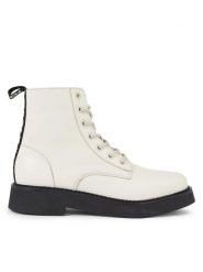 Tommy Jeans Botki Tjw Lace Up Flat Boot EN0EN02310 Écru. Botki Tommy Jeans, bez wzorów, z jeansu, bez obcasa, na płaskiej podeszwie, bez zapięcia. Za 339.99 zł.