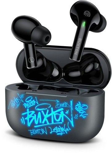 BUXTON BTW4600 - Słuchawki Bluetooth douszne szare. Szare słuchawki douszne Buxton. Za 99.99 zł.