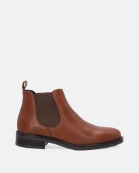 BRĄZOWE SKÓRZANE SZTYBLETY 5464631 GIO CUOI. Brązowe botki Venezia, bez wzorów, ze skóry, bez obcasa, bez zapięcia. Za 289.00 zł.