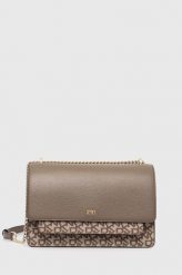 Dkny torebka kolor brązowy. Brązowe listonoszki DKNY, bez wzorów, bez dodatków. Za 1,239.90 zł.