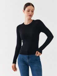 JDY Sweter 15277223 Czarny Regular Fit. Czarne swetry JDY, l, bez wzorów, z wiskozy, bez ramiączek. Za 69.99 zł.