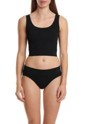 Adidas Top w kolorze czarnym rozmiar: L. Czarne topy adidas, l, bez wzorów, bez kołnierzyka, bez ramiączek. Za 70.95 zł.