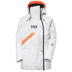 Damska kurtka narciarska z kapturem Helly Hansen Powchaser Asym. Szare kurtki narciarskie Helly Hansen, na zimę, bez wzorów, z kapturem, narciarskie. Za 1,381.50 zł.