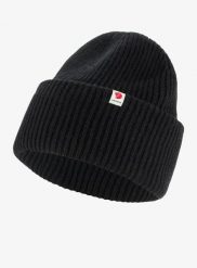 Czapka zimowa Fjallraven Heavy Beanie - black. Czarne czapki zimowe Fjällräven, bez wzorów, z materiału. Za 330.70 zł.