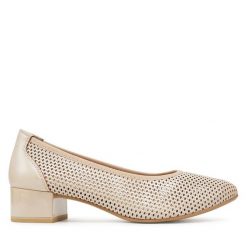 Półbuty Caprice. Półbuty wsuwane Caprice, bez wzorów, bez obcasa, na obcasie. Za 239.99 zł.