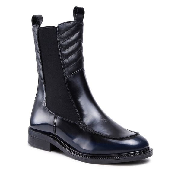 Sztyblety Sergio Bardi. Czarne botki Sergio Bardi, bez wzorów, bez obcasa, na płaskiej podeszwie, bez zapięcia. Za 319.00 zł.