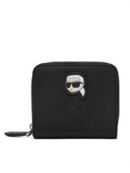 KARL LAGERFELD Mały Portfel Damski A1W32078 Czarny. Czarne portfele KARL LAGERFELD, bez wzorów, ze skóry. Za 429.99 zł.