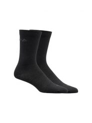 Craft Wool Liner Sock 2-pack cienkie ocieplane skarpety z wełny – Black. Czarne skarpetki Craft, bez wzorów, z wełny. Za 151.00 zł.