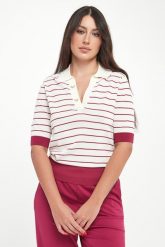 Sweter damski w stylu polo LIU JO. Swetry Liu Jo, s, bez wzorów, bez ramiączek. Za 469.00 zł.