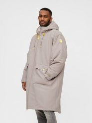 Derbe Parka w kolorze beżowym rozmiar: XL. Brązowe płaszcze Derbe, xl, bez wzorów, bez kaptura. Za 401.25 zł.