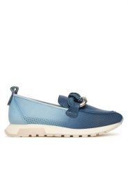 Hispanitas Mokasyny SHV264834 C001 Niebieski. Niebieskie mokasyny Hispanitas, bez wzorów, ze skóry. Za 639.99 zł.