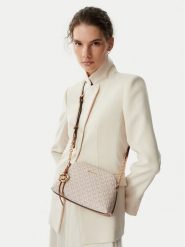 MICHAEL Michael Kors Torebka Freddie 32T6GX4C1B Kremowy. Białe listonoszki MICHAEL Michael Kors, bez wzorów, ze skóry, bez dodatków. Za 1,019.00 zł.