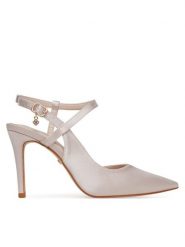 DeeZee Szpilki DF-82780-11 Różowy. Czerwone szpilki DeeZee, bez wzorów, z materiału, bez obcasa, na szpilce, bez zapięcia. Za 139.99 zł.