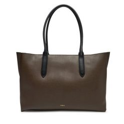 Torebka Furla. Brązowe torebki klasyczne Furla, bez wzorów, klasyczne, bez dodatków. Za 2,139.00 zł.