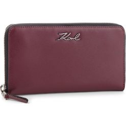 Duży Portfel Damski KARL LAGERFELD - 86KW3210 Wine. Czerwone portfele KARL LAGERFELD, ze skóry. Za 669.00 zł.