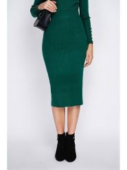 William de Faye Spódnica w kolorze ciemnozielonym rozmiar: 40. Zielone spódnice William de Faye, bez wzorów, z kaszmiru, klasyczne, midi. Za 113.99 zł.