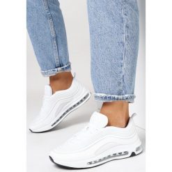 Białe Buty Sportowe Laurence. Białe buty sportowe lifestyle Born2be, z aplikacjami, przed kostkę, bez zapięcia. W wyprzedaży za 104.99 zł.