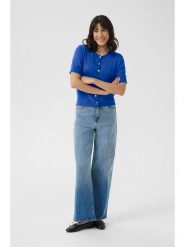 Kaffe Kardigan w kolorze niebieskim rozmiar: XS. Niebieskie swetry Kaffe, xs, bez wzorów, bez ramiączek. Za 83.22 zł.