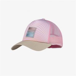 Czapka z daszkiem BUFF TRUCKER CAP KATSY ORCHID. Fioletowe czapki z daszkiem Buff, bez wzorów, z materiału, sportowe. W wyprzedaży za 79.99 zł.
