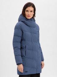 Ragwear płaszcz funkcjonalny - Pavla Kobiety niebieski, S. Niebieskie płaszcze Ragwear, s, bez wzorów, eleganckie, bez kaptura. Za 549.95 zł.