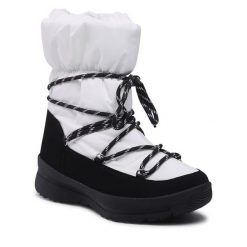 Śniegowce Jenny Fairy. Białe śniegowce Jenny Fairy, bez wzorów, bez zapięcia. Za 99.99 zł.