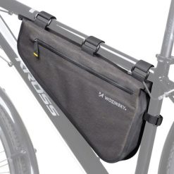 Torba rowerowa na ramę Wozinsky wodoodporna 3,5 L. Brązowe torebki klasyczne Wozinsky, bez wzorów, sportowe, bez dodatków. W wyprzedaży za 92.99 zł.