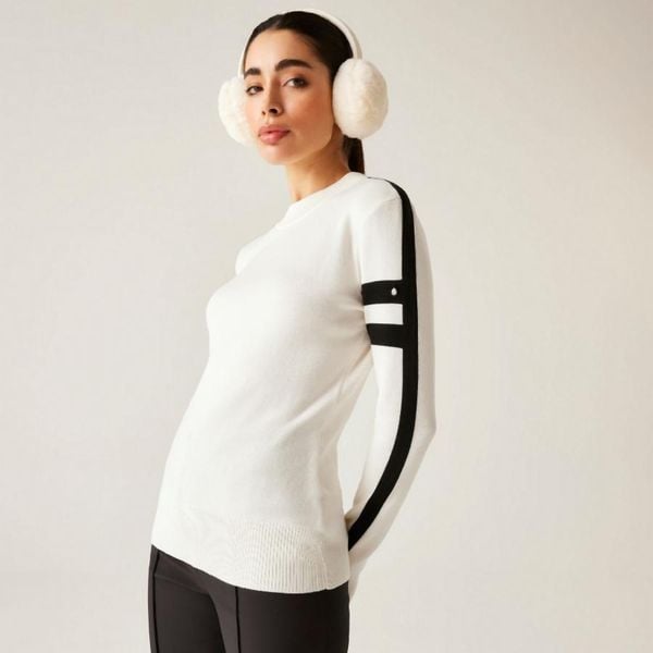 Sweter damski Dare 2B Diamant. Białe swetry Dare 2b, na zimę, l, bez wzorów, z bawełny, bez ramiączek. Za 287.50 zł.