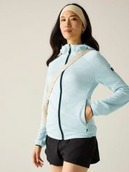 Regatta Kurtka polarowa "Ferna" w kolorze turkusowym rozmiar: 42. Niebieskie kurtki Regatta, bez wzorów, z polaru, bez kaptura. Za 123.82 zł.