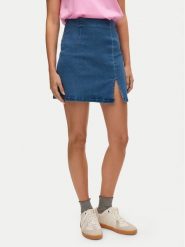 Vero Moda Spódnica jeansowa Nelly 10311322 Niebieski Regular Fit. Niebieskie spódnice Vero Moda, xs, bez wzorów, z bawełny. Za 119.99 zł.