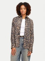 JJXX Koszula Jamie 12200353 Brązowy Relaxed Fit. Brązowe koszule JJXX, s, bez wzorów, z bawełny, bez kołnierzyka, bez ramiączek. Za 109.99 zł.